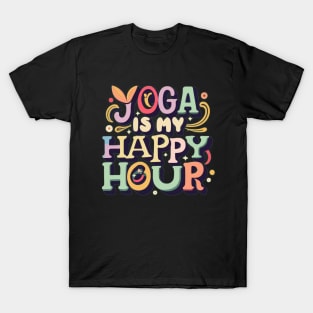 Yoga Is My Happy Hour T-Shirt